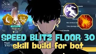 Solo Leveling Arise: Battlefield of Trials floor 30 - Skill build setup