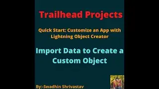 Import Data to Create a Custom Object  (Quick Start: Customize an App with Lightning Object Creator)