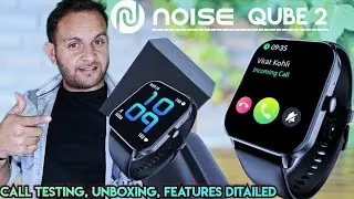 Noise Qube 2 smartwatch review | call testing | unboxing #qube2 #noisesmartwatch