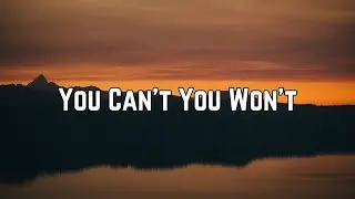 Guihean - You Can't You Won't ft. Alia (Lyrics)