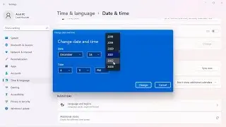 Windows 11 change Date and Time | how to change date and time in windows 11