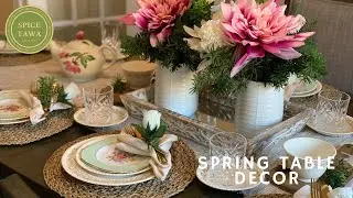 Elegant Table Decorating  Ideas/Spring table decoration ideas🌸