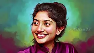 5 TIPS ON BLENDING DIGITAL PAINTINGS in Photoshop | Sai Pallavi