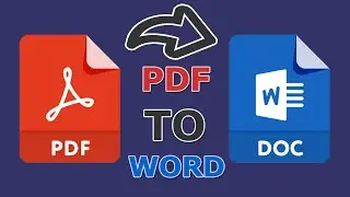 How To Convert PDF to WORD