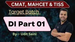 Data Interpretation DI Part 01 | CMAT | MAHCET | TISS | 2023 | Target Batch - Complete Preparation