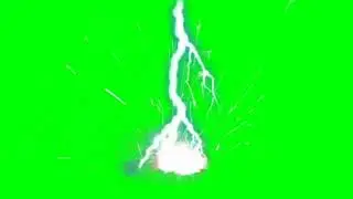 Green screen lightning effect