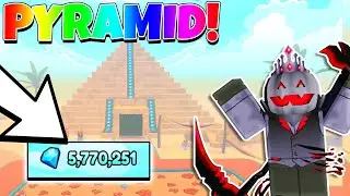 💎I Built The New *PYRAMID* To Get TON Of Gems In Sword Warrior Simulator