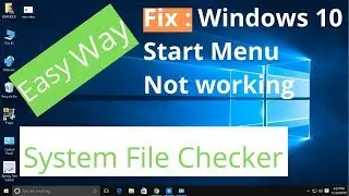 Fix : windows 10 start menu not working