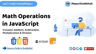 JavaScript Math Operations | Web Programming | JavaScript Math Calculations | @MayuriCodeHub