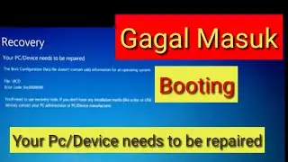 Cara Mengatasi Windows gagal Booting