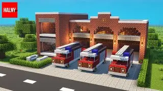 Fire station in minecraft - Tutorial