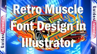 Retro Muscle Font Design In Illustrator