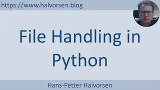 File Handling in Python