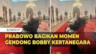 Presiden Prabowo Bagikan Momen Gendong Kucing Bobby Kertanegara di Istana