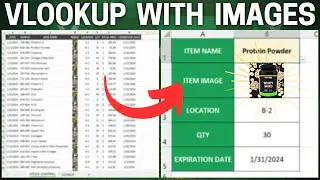 How to Use Lookup With Images in Excel | New Feature Released!! | Picture Within Cell