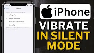 How To Make iPhone Vibrate In Silent Mode [2024]