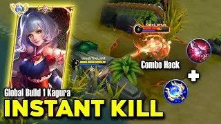 ❗Underrated One Hit Build❗ | Best Build KAGURA GAMEPLAY 2023 | Mobile Legends