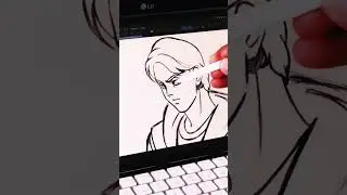 iPad Pro + Clip Studio PAINT 😎 2D Animation Process ⏩️ #shorts #clipstudiopaint #ipadpro #ipad