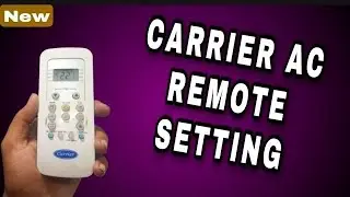 How to use carrier ac remote | Carrier ac remote function