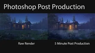 How to do simple Photoshop Post Production