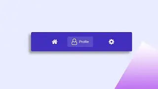 Animated Navigation Bar using HTML CSS and JavaScript