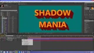 After Effects CS6 Tutorial - 123 - Creating Long Text Shadows