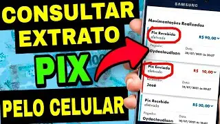 Como consultar o extrato do Pix pelo celular 2 via de comprovante