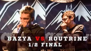 BAZYA vs ROUTRINE - ASK BEATBOXER SHOWCASE BATTLE 2018 - 1/2 FINAL