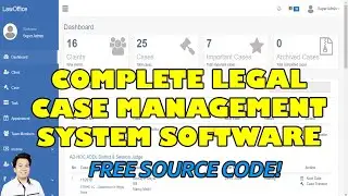 Complete Legal Case Management System Software | Free Source Code Download