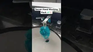 Secret Hand Washing Hack 🧼👏🏻 #washyourhands #soap #lifehack