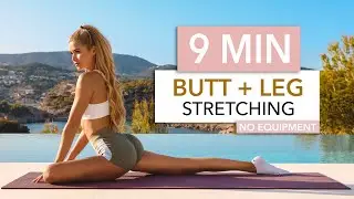 9 MIN BUTT + LEG STRETCH - for everyone training booty & legs regularly I Pamela Reif