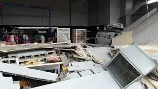 Hurricane Ida Damages WGNO Studios in Metairie, Louisiana