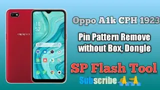 Oppo  A1K  Unlock By SP Flash Tool