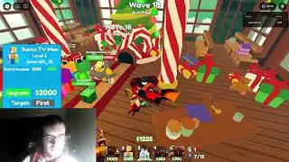 Обзор на рождественских юнитов в Toilet tower defense