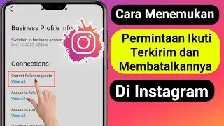 Cara Chak Request Terkirim Di Instagram 2023 | Cara Membatalkan Permintaan Terkirim Instagram