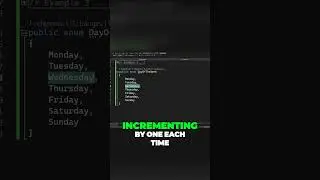 How do enum values work in CSharp?