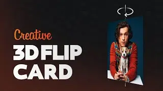 3D Flip Card Animation using HTML & CSS