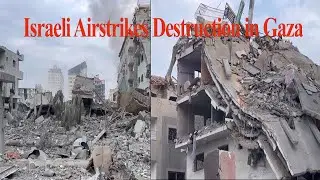 Israeli warplanes Destruction in Gaza || 2023