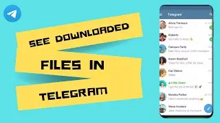 How to See Downloaded Files in Telegram on Android?