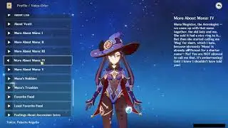 MONA ALL VOICE LINES (ENGLISH)