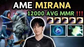 Solar Flare 100+ Attack Speed + Damage MIRANA Carry  🔥 Insane By AME - Dota 2
