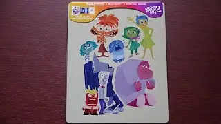 Inside Out 2  4K Ultra HD Blu-ray Unboxing (SteelBook)