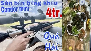 Săn bắn chim di cư,cùng khẩu condor mini,4trxx,quá chuẩn xác,tét thực tế khẩu condor mini trả khách,