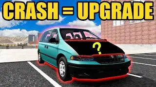 Roaming Los Angeles In A Minivan | Crash = Upgrade | BeamNG Drive