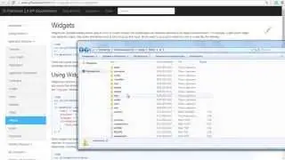 How to create a new widget in Yii 2