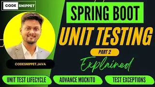 Unit Testing in Spring Boot with JUnit 5 and Mockito | Part 2