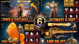 Ignis X Suit Ultimate Level 7 😱 Amr Upgrade Skin Ignis Luckyspin Full Leaks