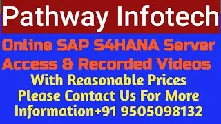 S4HANA  Online Server Access ||Available S4HANA Servers 1909, 2020, 2021 & 2022 || Reasonable Price