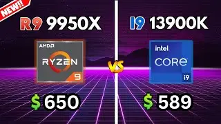 Ryzen 9 9950X vs i9 13900K - TESTED 6 GAMES - LEAK BENCHMARK !