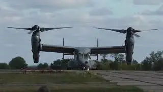 US 352nd Special Operations Wing's V-22 Osprey getting in-air refueling by MC-130 in Kyiv sky